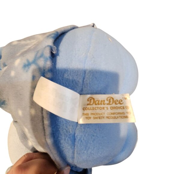 DanDee Snowflake Teddy Bear Plush Blue & White 2008 Collectors Choice 12" - Picture 4 of 5